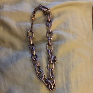 Sabika Purple Chain Necklace